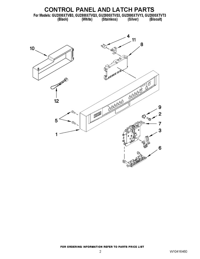 Diagram for GU2800XTVB3