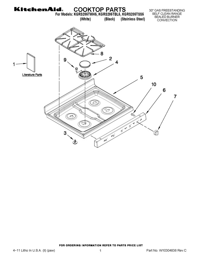 Diagram for KGRS205TWH5