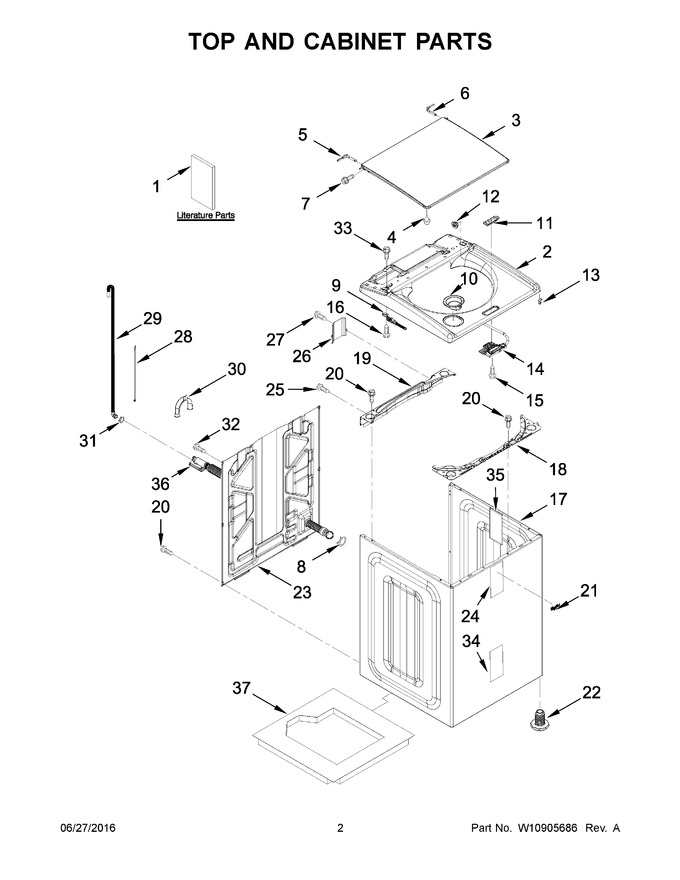 Diagram for WTW8000DW1