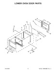 Diagram for 05 - Lower Oven Door Parts