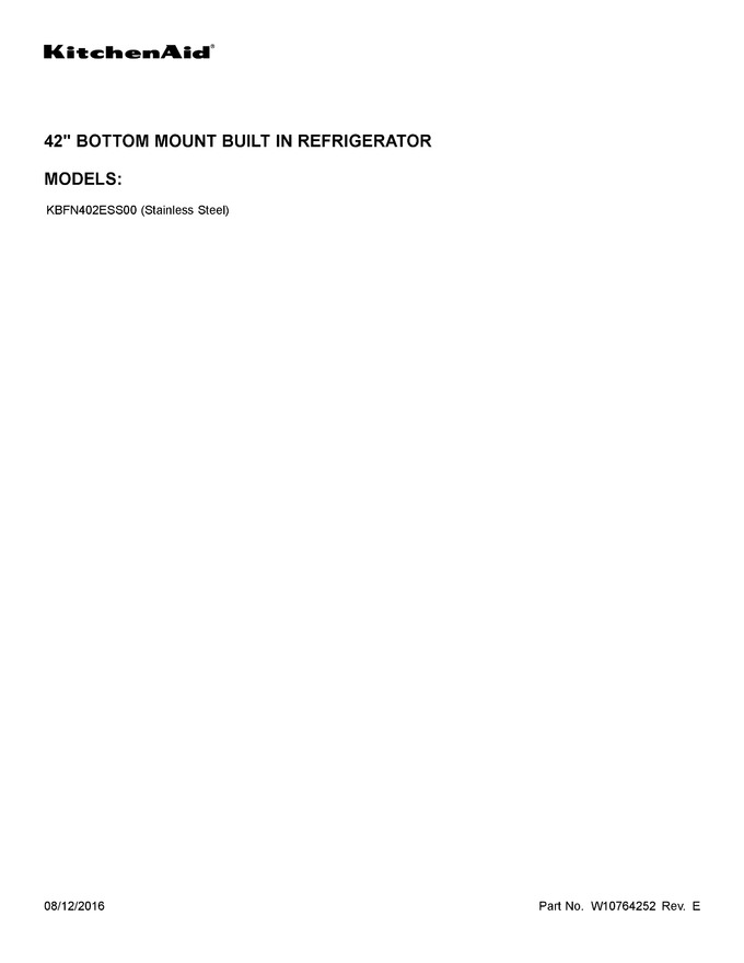 Diagram for KBFN402ESS00