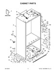 Diagram for 02 - Cabinet Parts