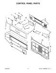 Diagram for 03 - Control Panel Parts