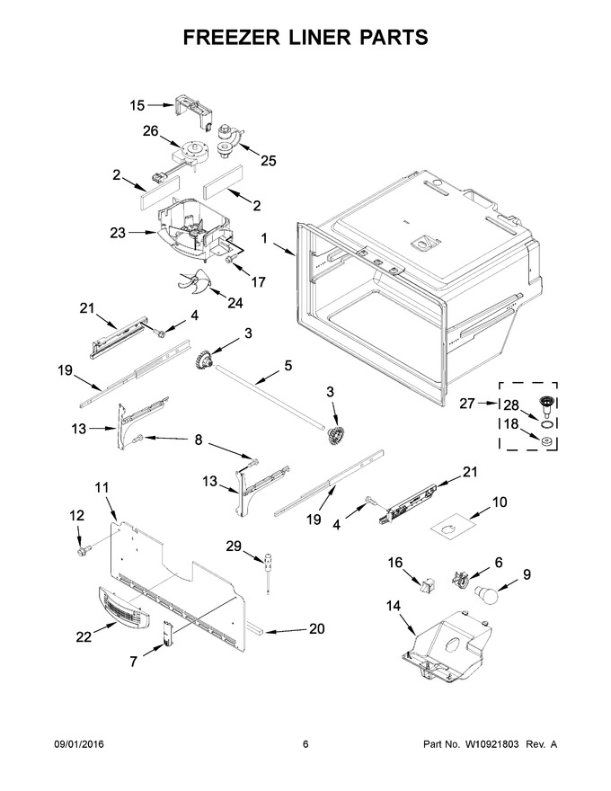 Diagram for WRX735SDBH01