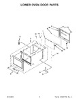 Diagram for 04 - Lower Oven Door Parts
