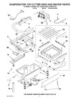 Diagram for 02 - Evaporator, Ice Cutter Grid And Water Parts