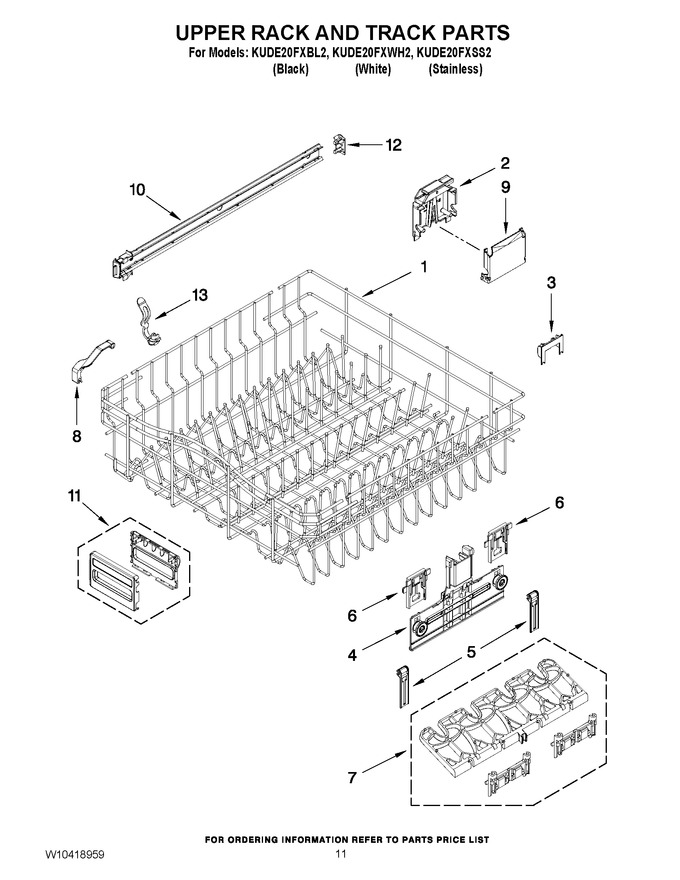 Diagram for KUDE20FXWH2