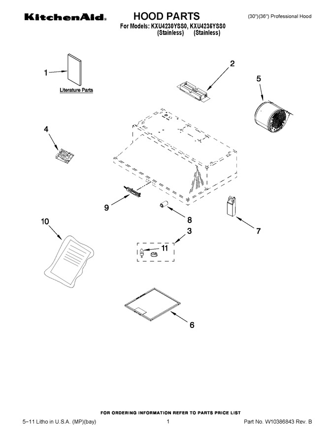 Diagram for KXU4236YSS0