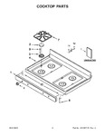 Diagram for 02 - Cooktop Parts