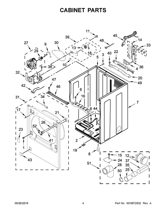 Diagram for WGD8500DW3