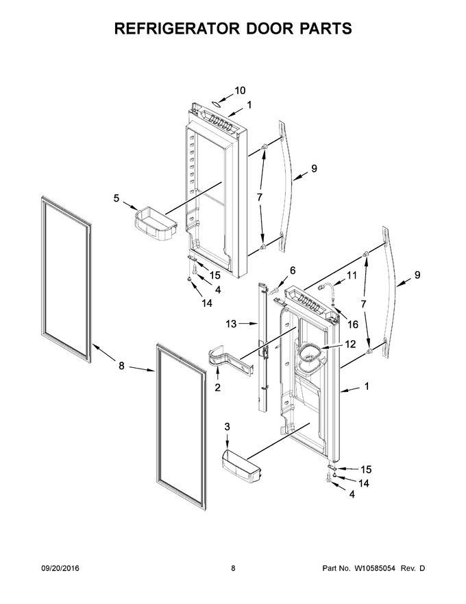 Diagram for WRX735SDBH00
