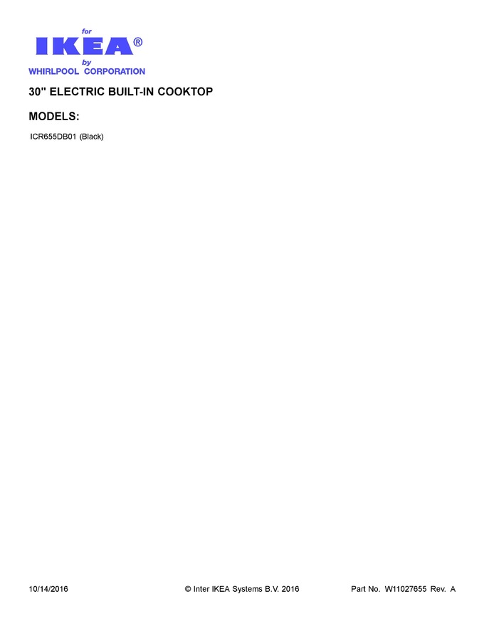 Diagram for ICR655DB01