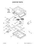 Diagram for 02 - Cooktop Parts