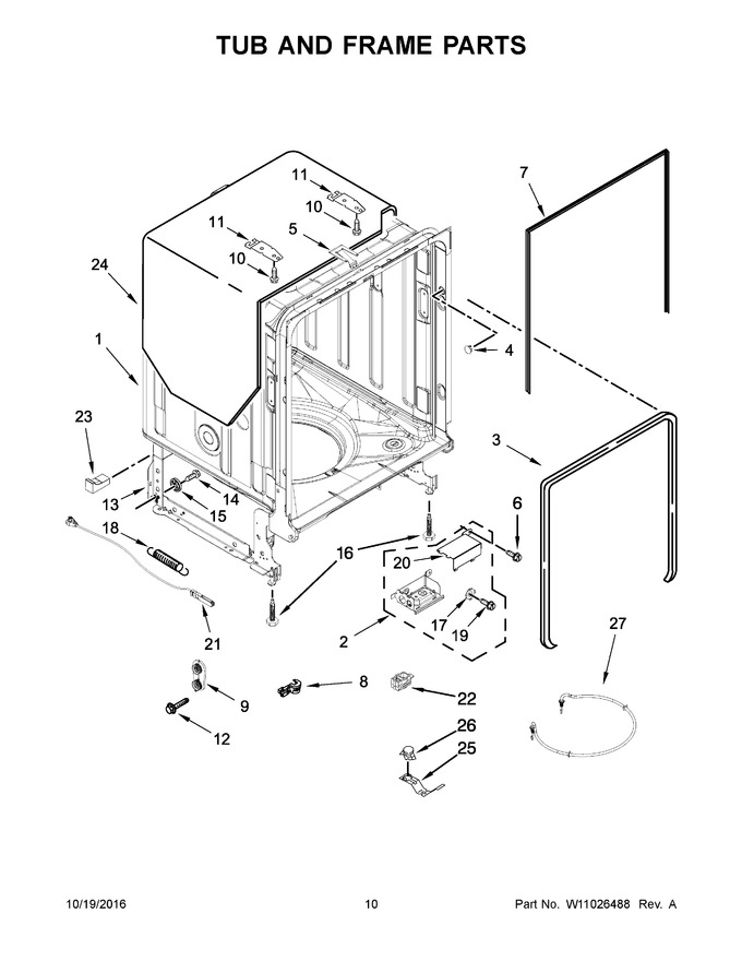 Diagram for KDTE204EWH3