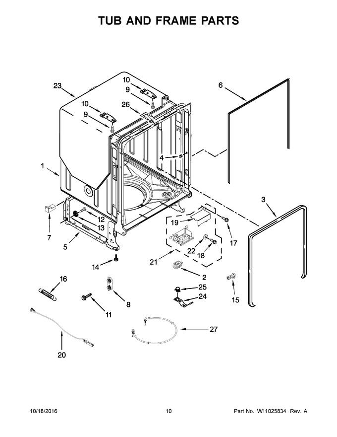 Diagram for WDT920SADE3