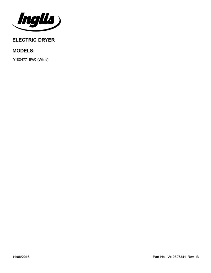 Diagram for YIED4771EW0