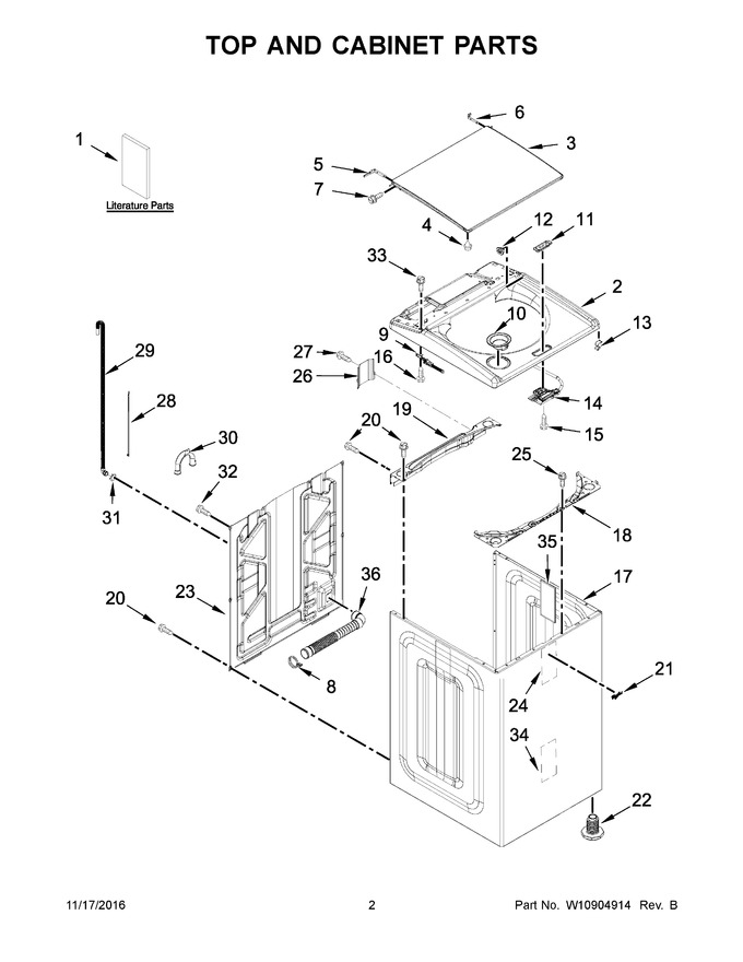 Diagram for WTW8500DW1