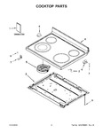 Diagram for 02 - Cooktop Parts
