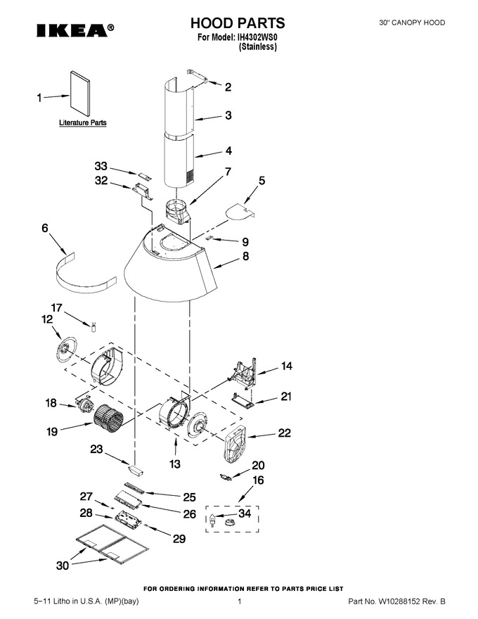 Diagram for IH4302WS0