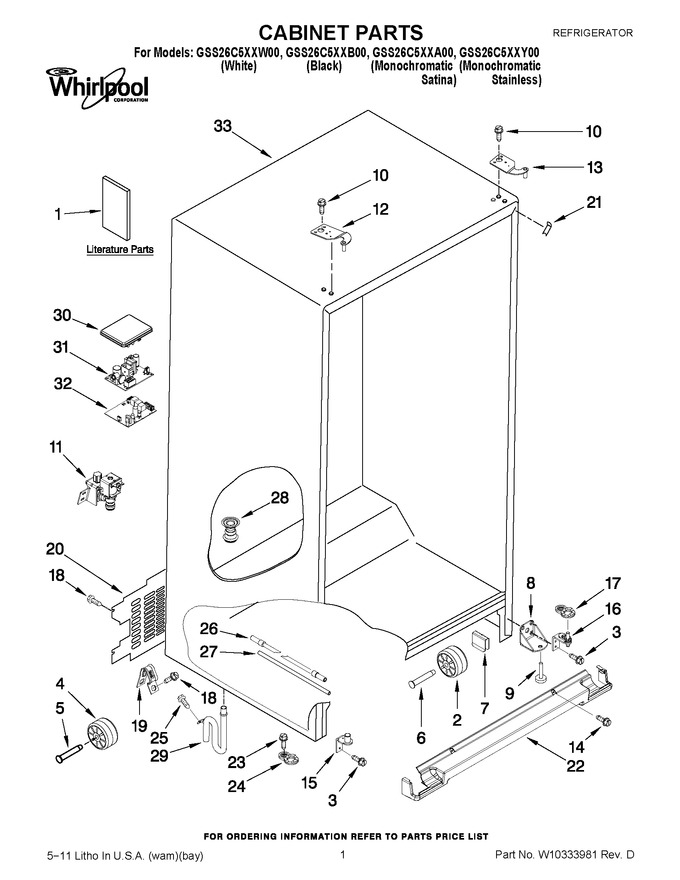 Diagram for GSS26C5XXW00