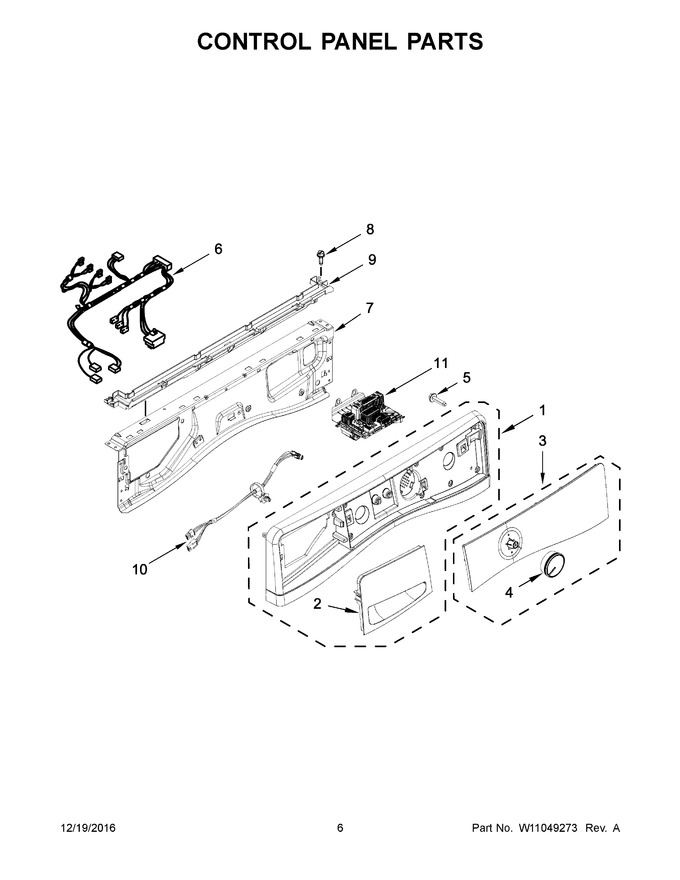 Diagram for WFW8540FW1