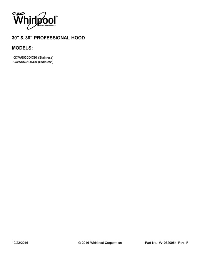 Diagram for GXW6530DXS0