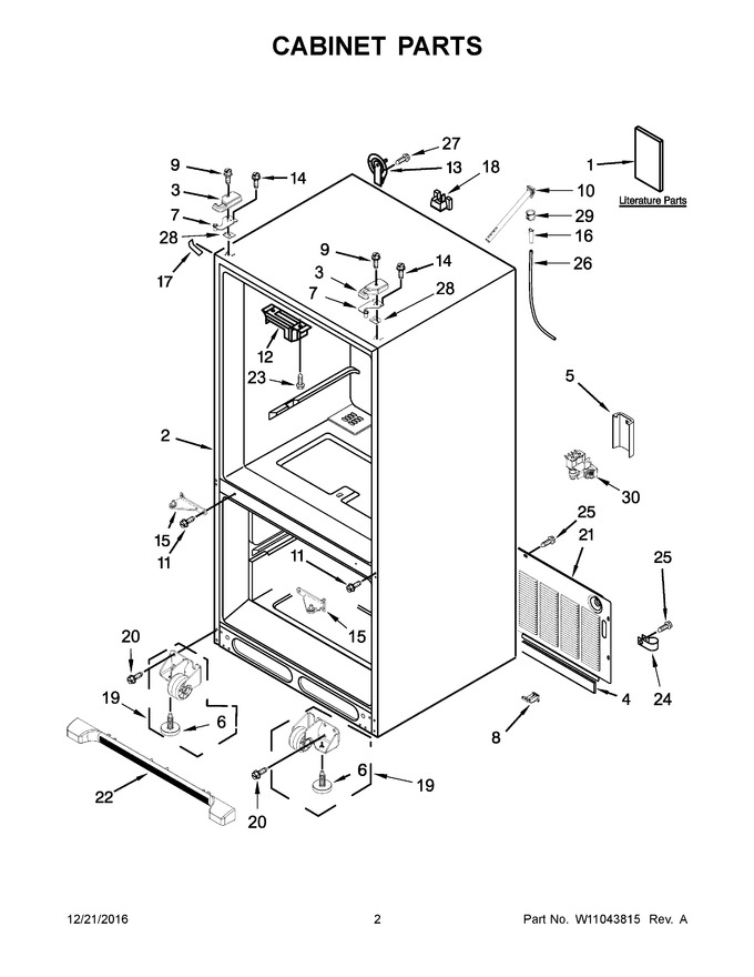 Diagram for WRF535SWHB00