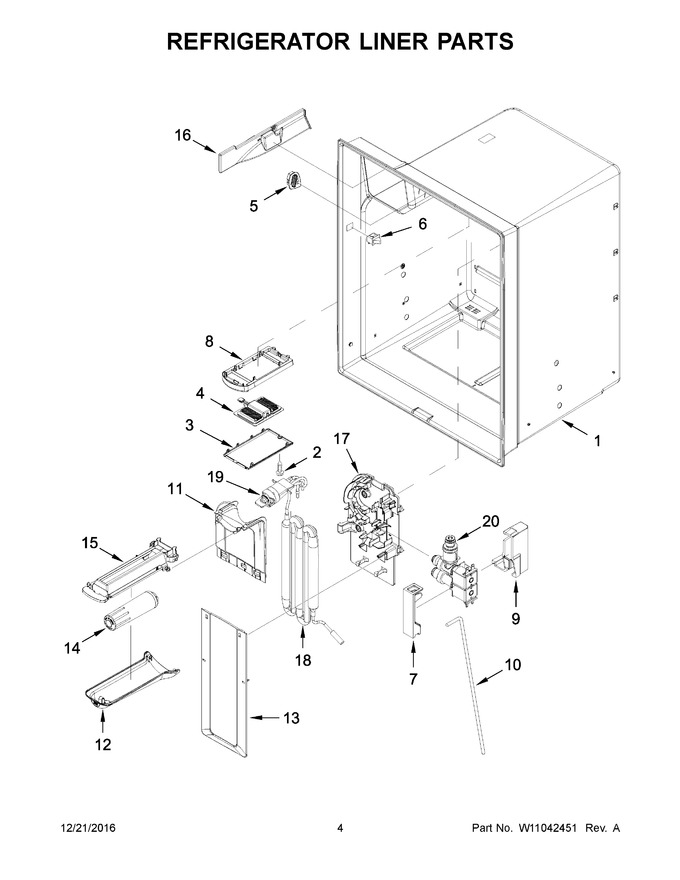 Diagram for WRX735SDBM04