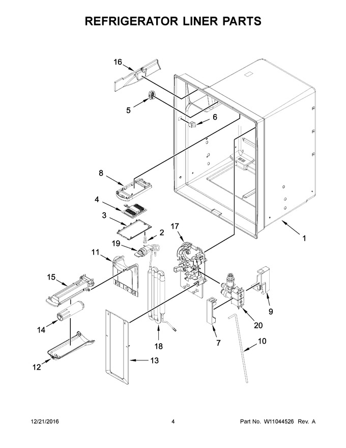 Diagram for WRX735SDHB00