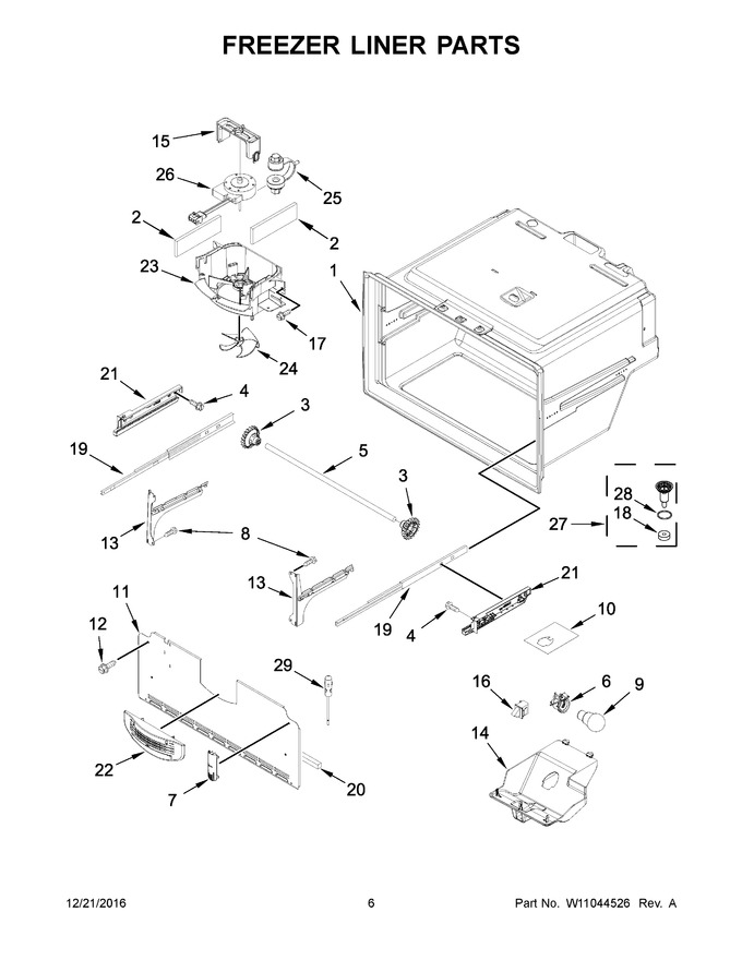 Diagram for WRX735SDHZ00