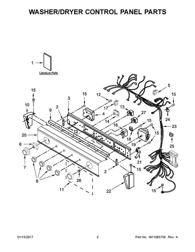 Diagram for WGT4027EW1
