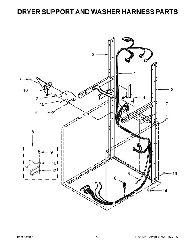 Diagram for WGT4027EW1