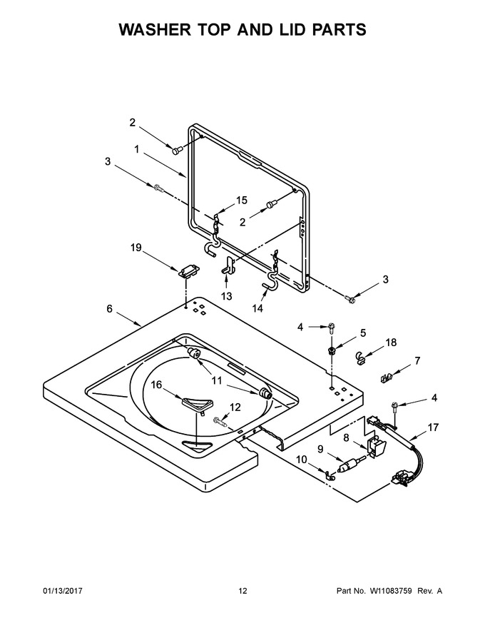 Diagram for WGT4027EW1