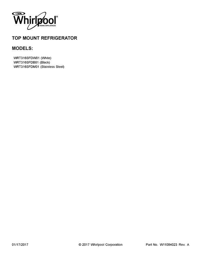 Diagram for WRT316SFDM01