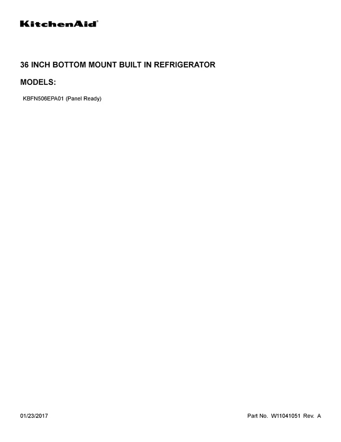 Diagram for KBFN506EPA01