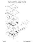 Diagram for 04 - Refrigerator Shelf Parts