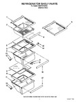 Diagram for 03 - Refrigerator Shelf Parts