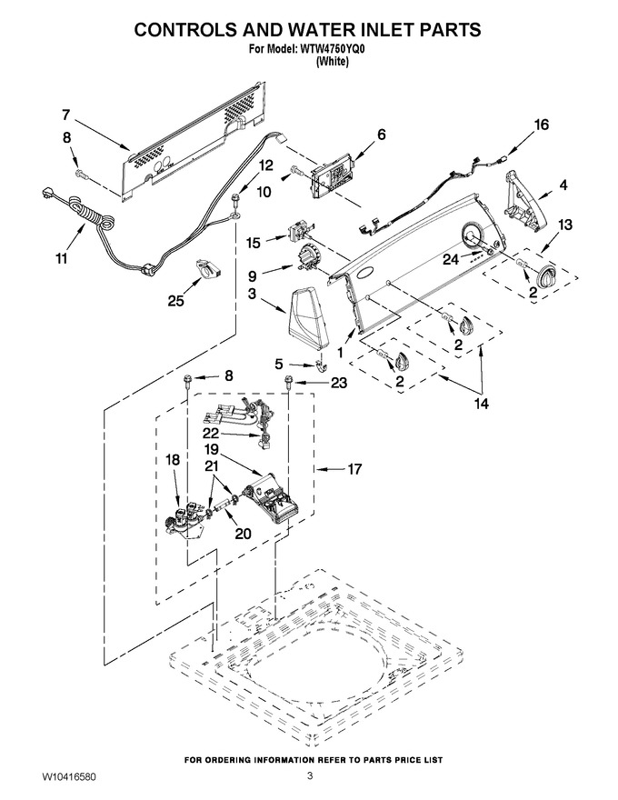 Diagram for WTW4750YQ0