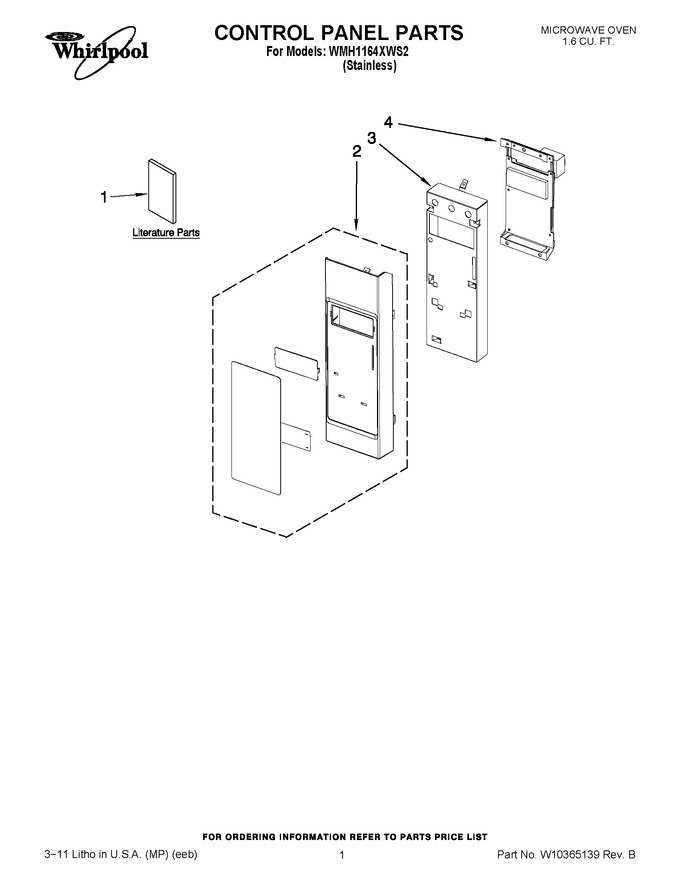 Diagram for WMH1164XWS2
