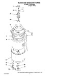 Diagram for 10 - Tub And Basket Parts