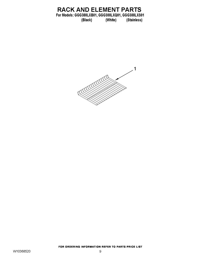 Diagram for GGG388LXB01