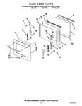 Diagram for 03 - Oven Door Parts