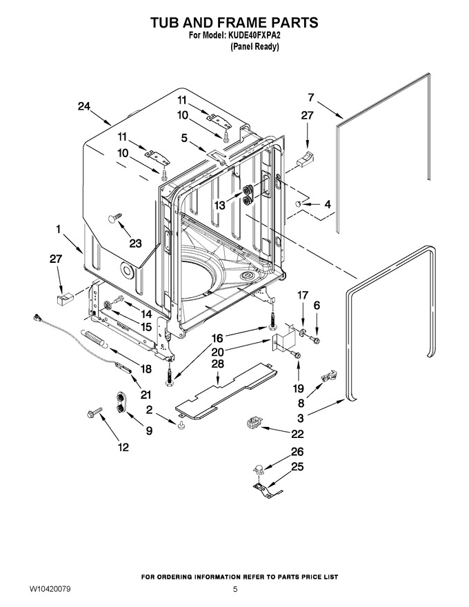 Diagram for KUDE40FXPA2