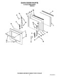 Diagram for 03 - Oven Door Parts