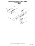 Diagram for 02 - Control Panel And Latch Parts