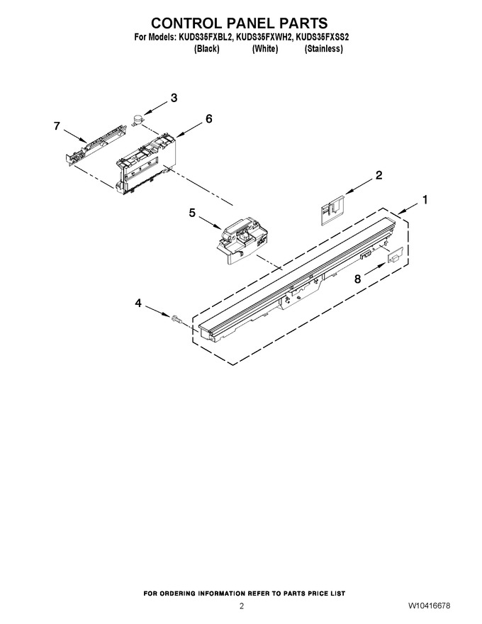Diagram for KUDS35FXBL2
