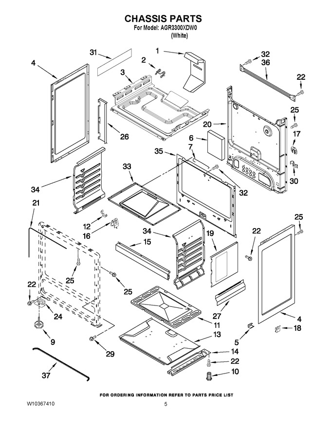 Diagram for AGR3300XDW0
