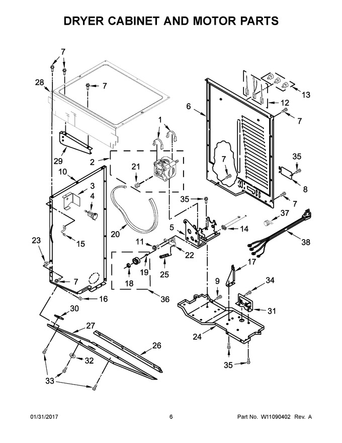 Diagram for YWET4027EW1