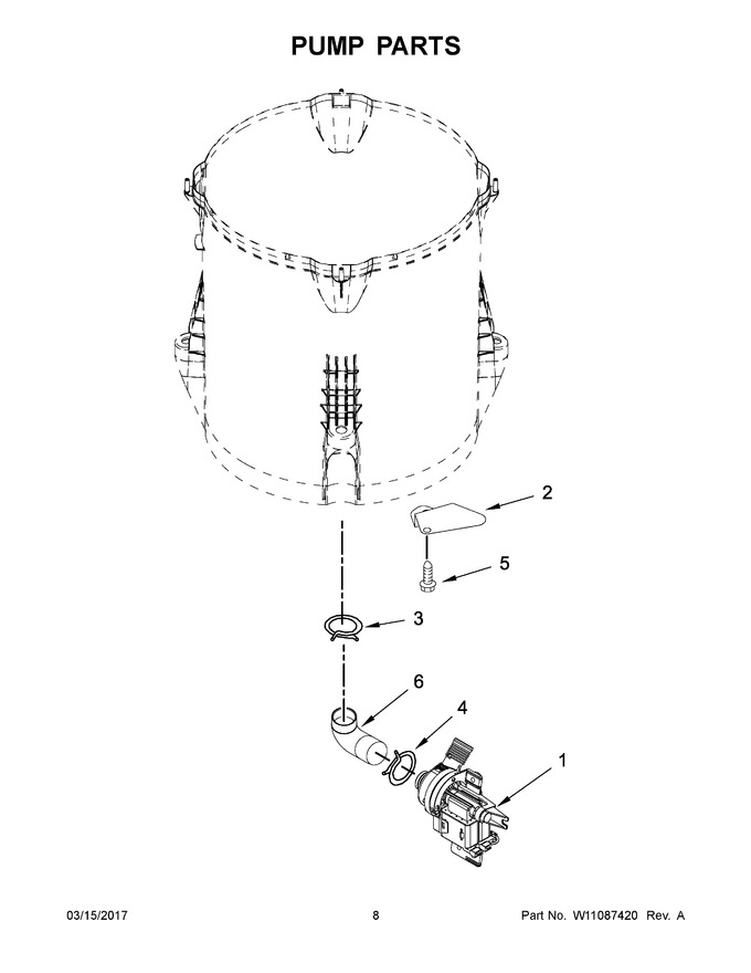 Diagram for WTW8000DW3