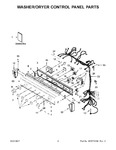 Diagram for 02 - Washer/dryer Control Panel Parts